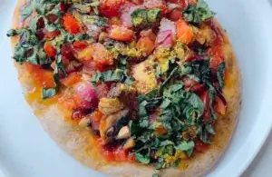 Veganska somunska pica